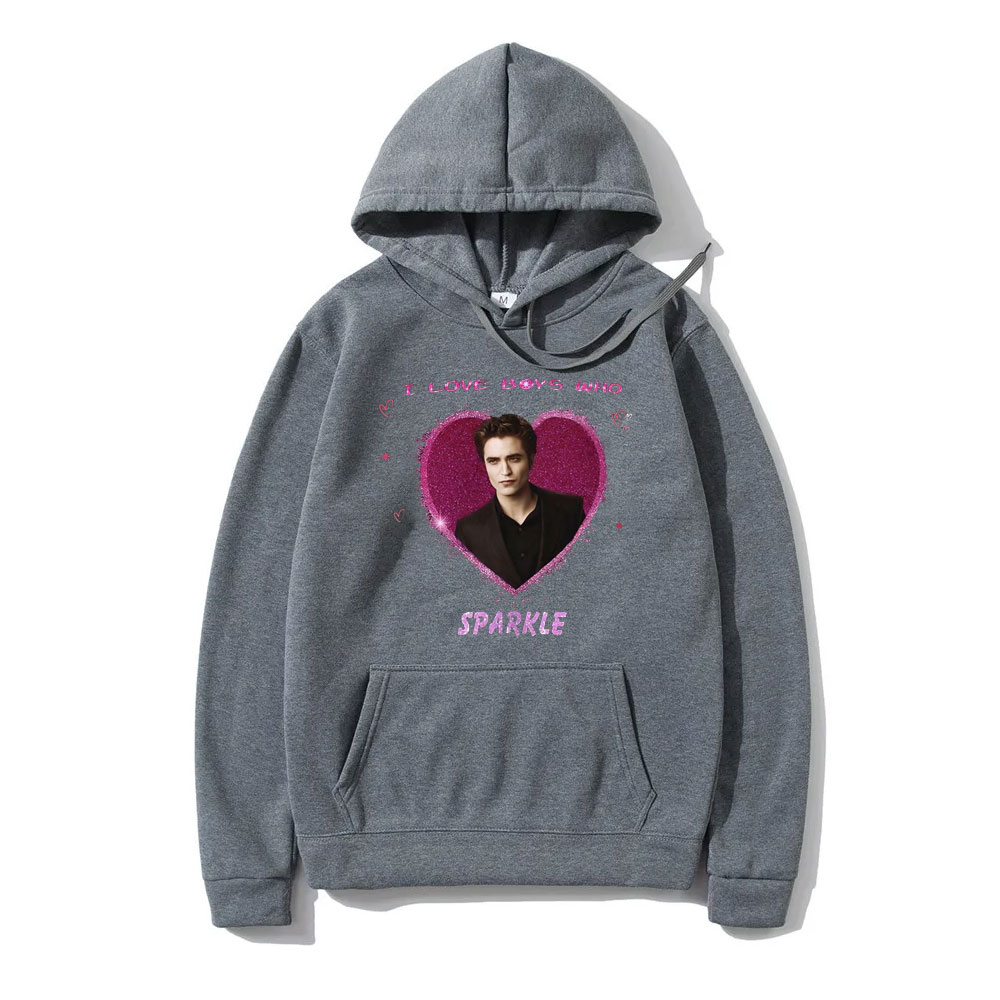 I Love Boys Who Sparkle Hoodie - Movies review and price