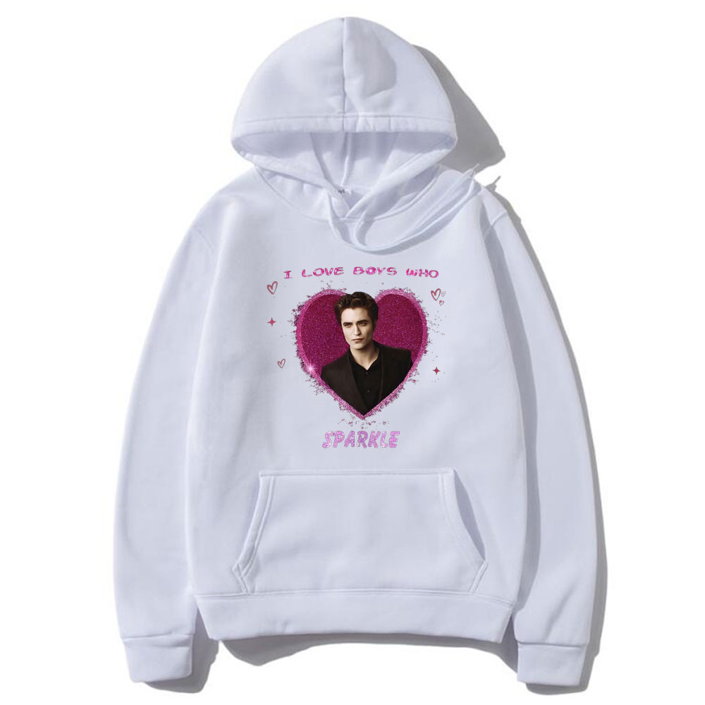 I Love Boys Who Sparkle Hoodie - Movies review and price