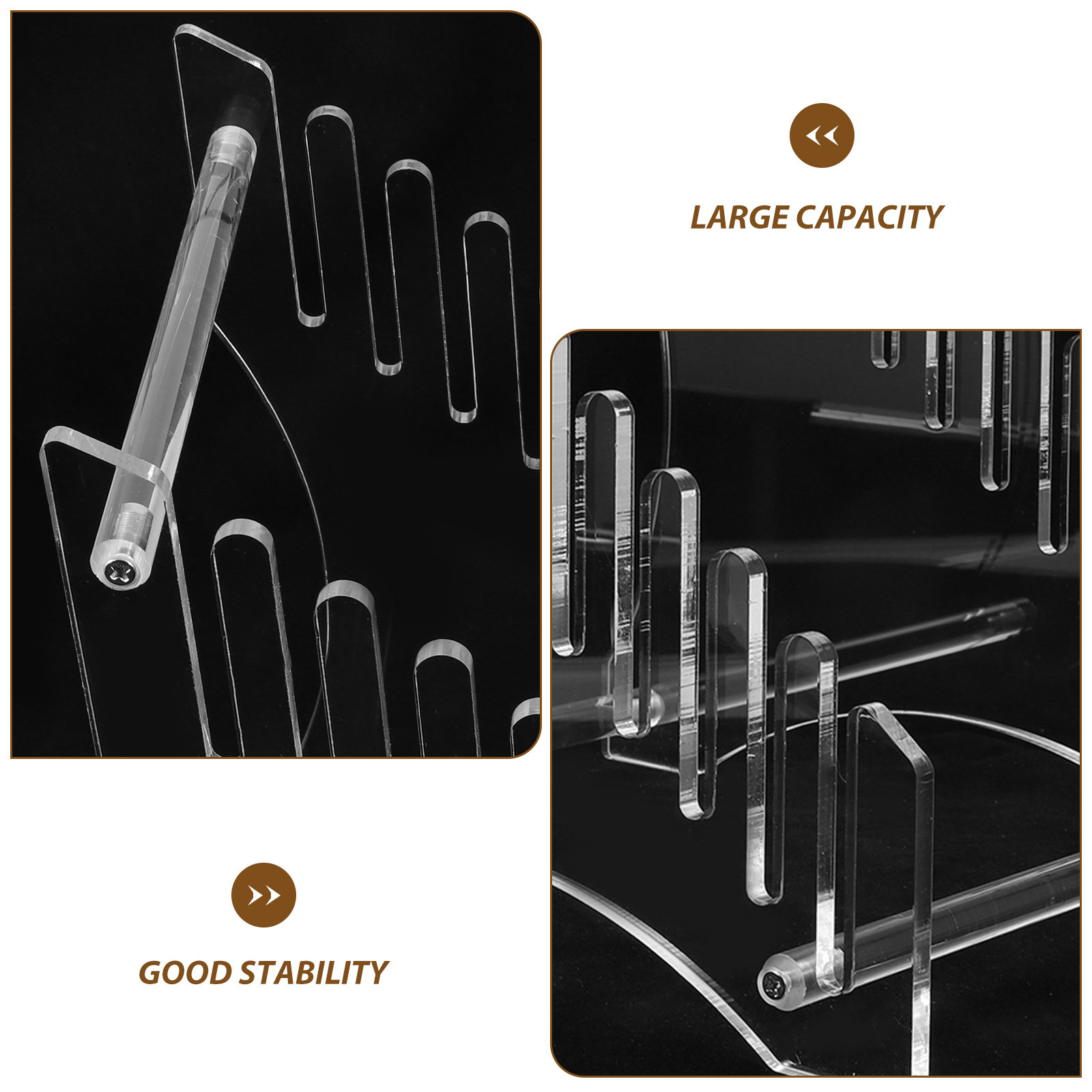 Tiered Acrylic Record Display  - Magazines review and price