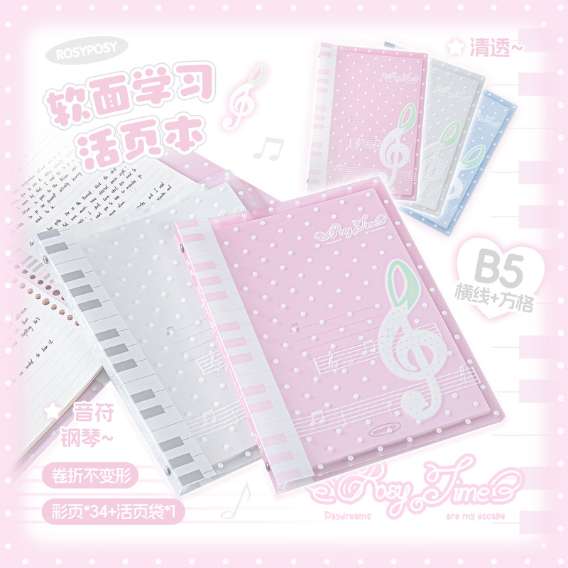 Rosyposy Melody Loose Leaf Not - Blank Sheet Music Notebook review and price