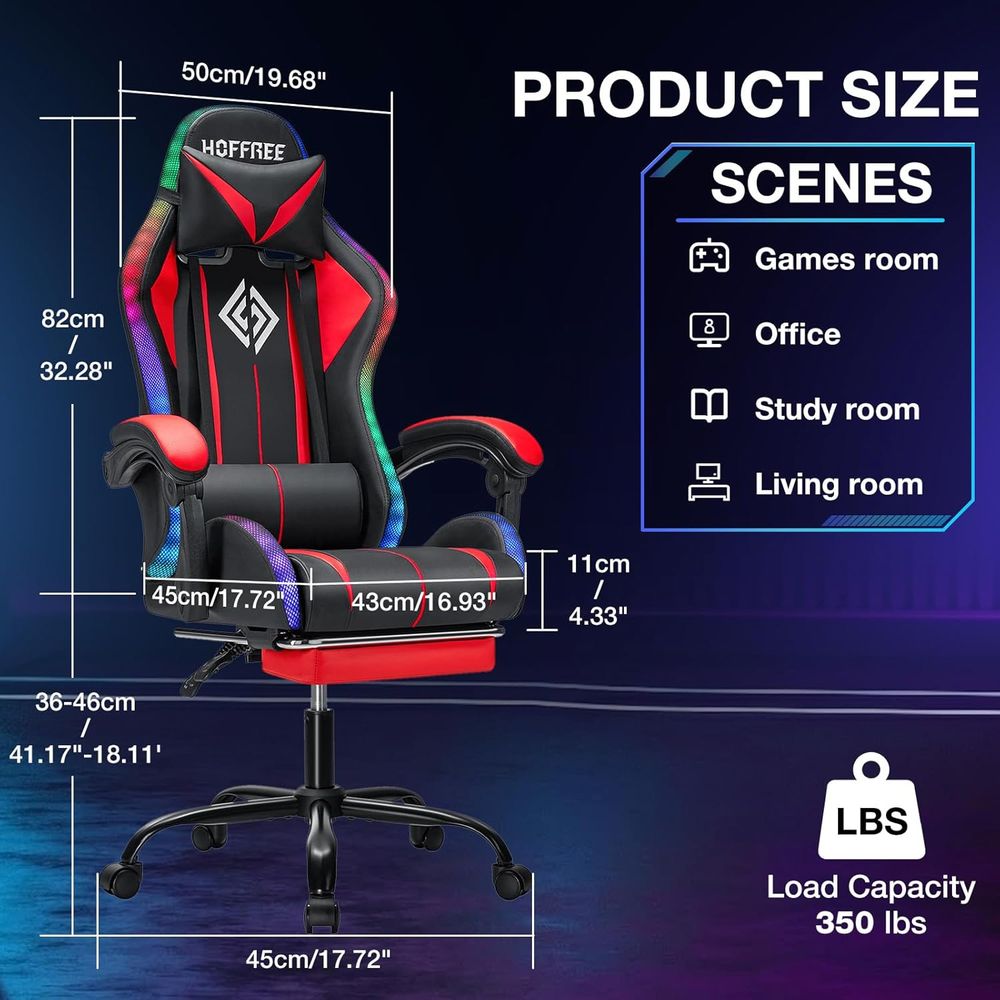 RGB Gaming Chair with Bluetoot - Music review and price