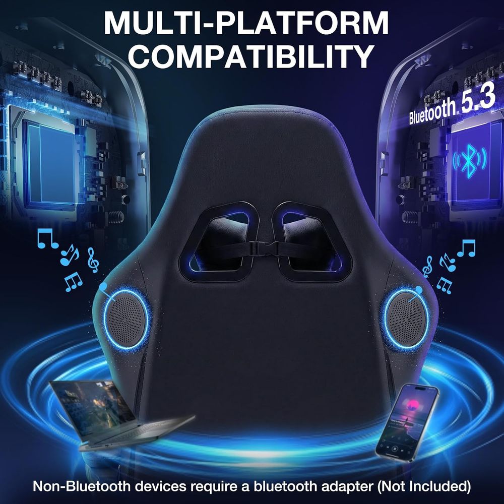 RGB Gaming Chair with Bluetoot - Music review and price