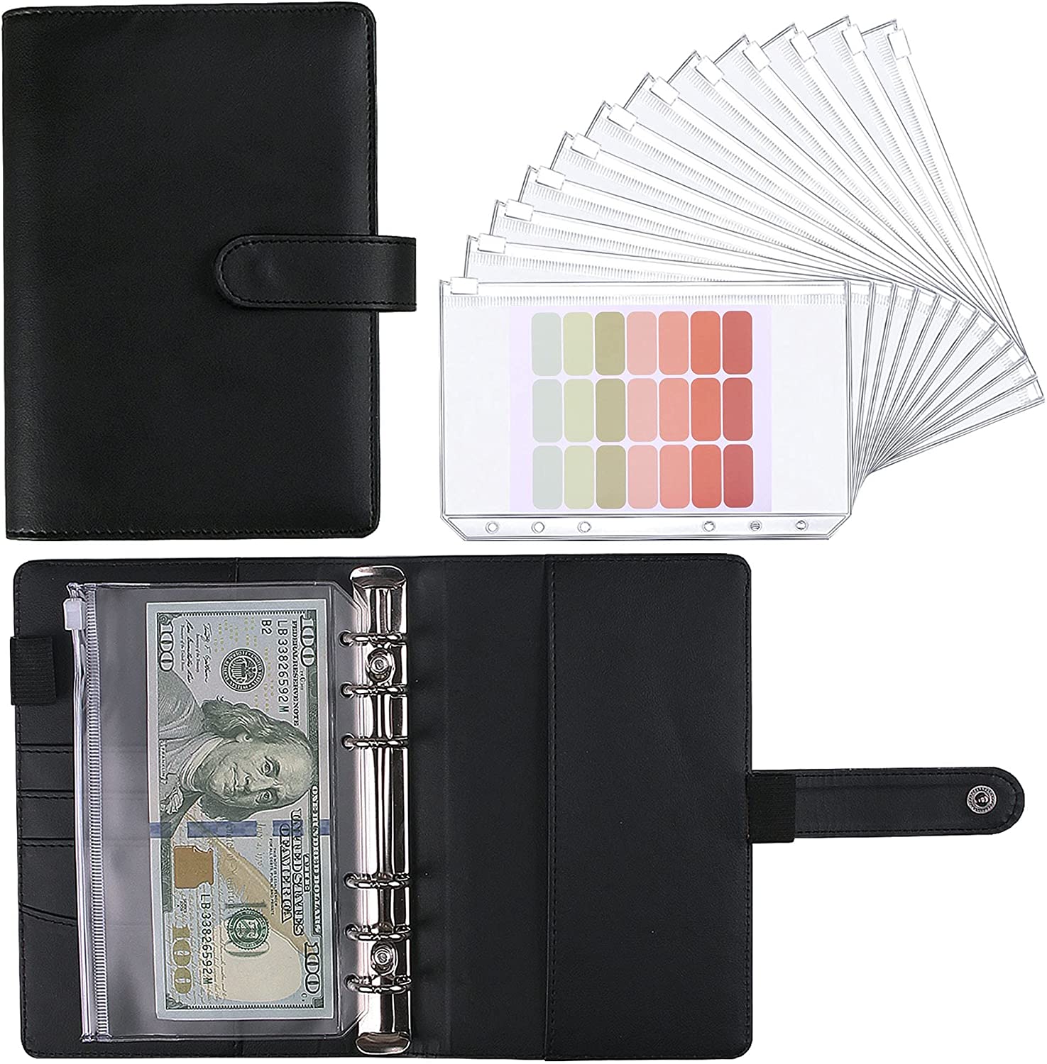A6 Budget Binder Planner With  - Vintage Leather Journal Notebook review and price