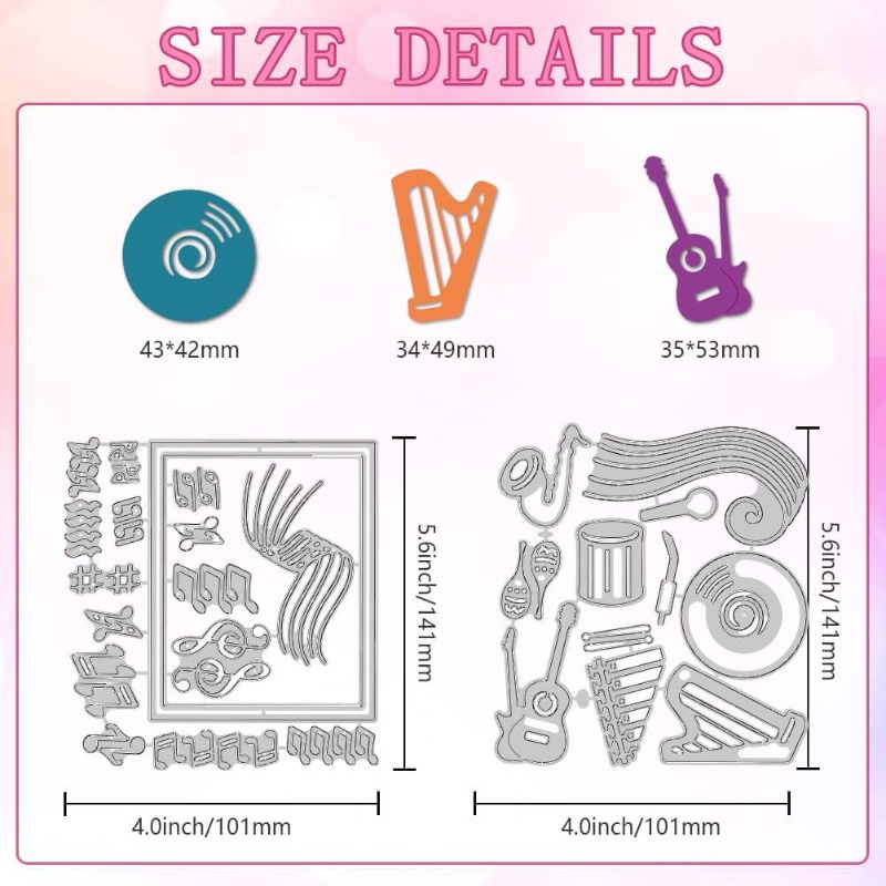 2pcs 27 Styles Musical Note Cu - Blank Sheet Music Notebook review and price