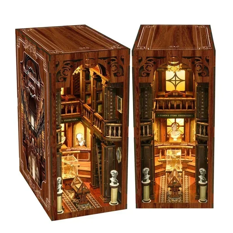 The philosophical Library Casa - Diy Wooden Book Nook Kit Shelf Insert review and price