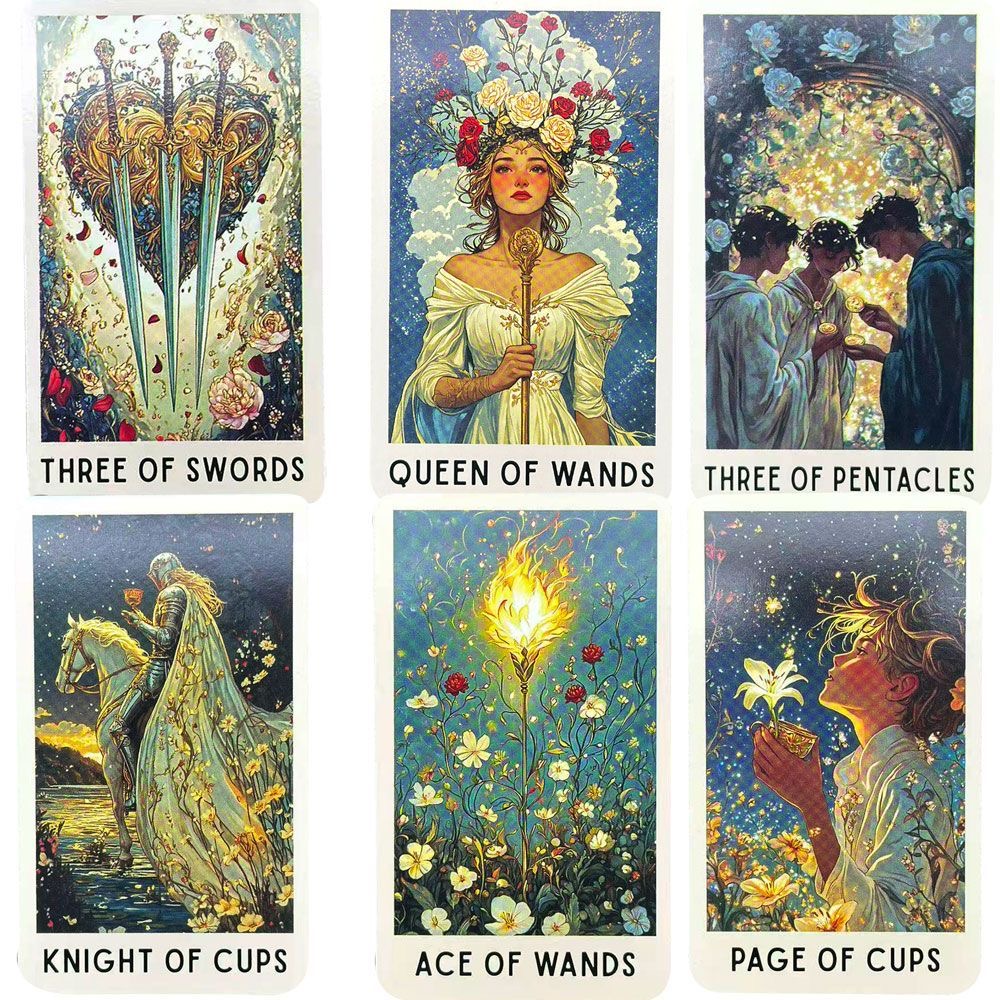 78 Enigmatic Bloom Tarot Cards - Tarot Deck With Guidebook review and price