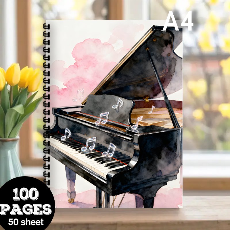 A4 Size, Music Notebook,Multi- - Blank Sheet Music Notebook review and price