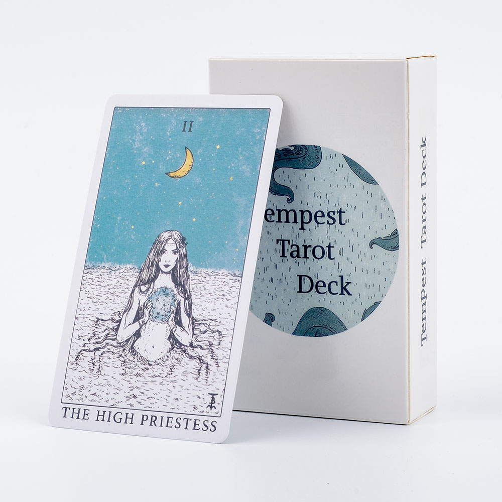 Ocean Themed Tempest Tarot  De - Tarot Deck With Guidebook review and price